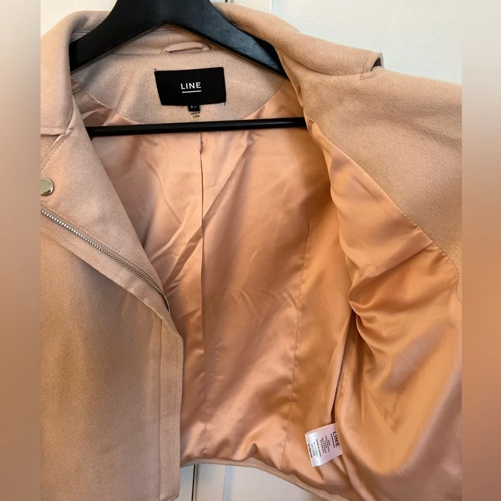 NEVER WORN Line Faux suede jacket - Picture 3 of 5